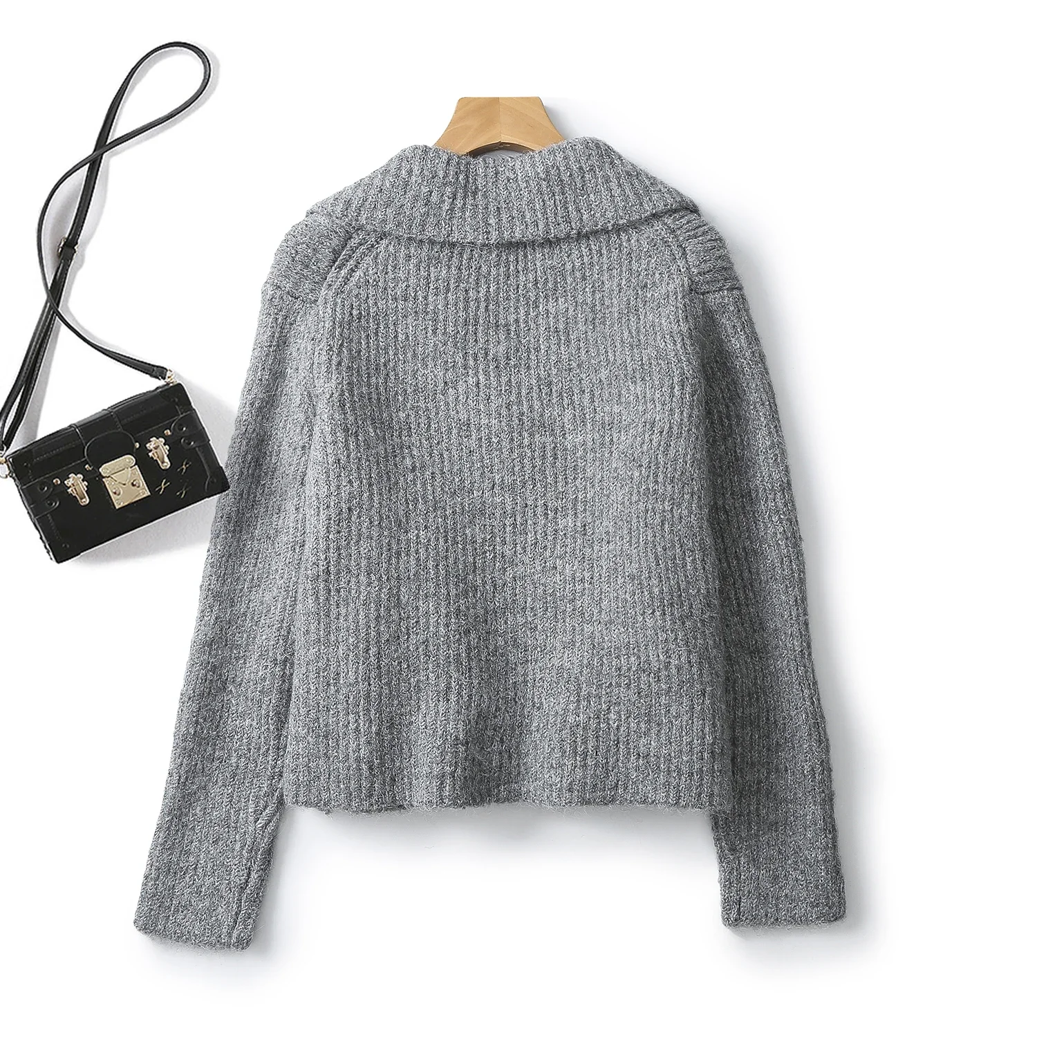 Ethereal MD 2023 autumn new style of French commuter old money style short knit cardigan jacket