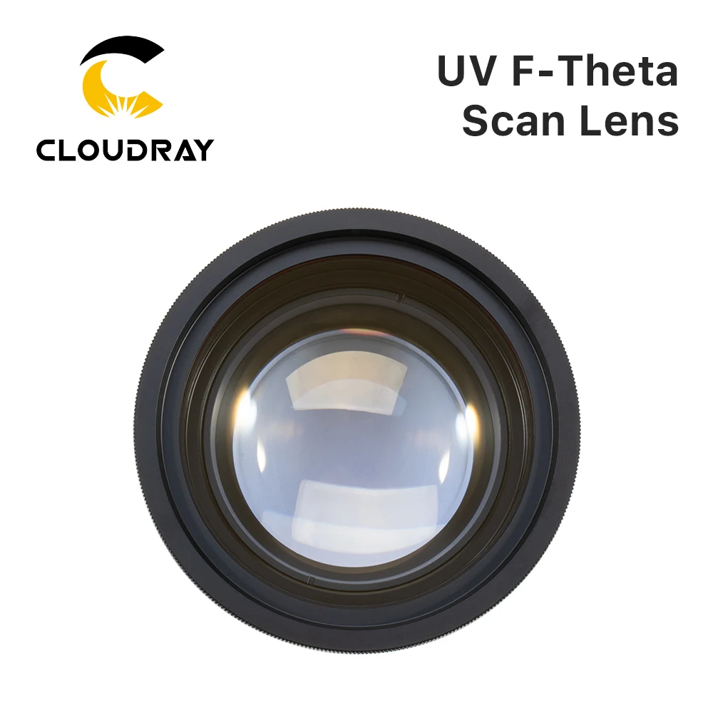 Cloudray 355nm UV F-theta Lens Focus Lens Laser F100-F1090 M85 Scan Field for YAG Fiber Laser Galvo Machine