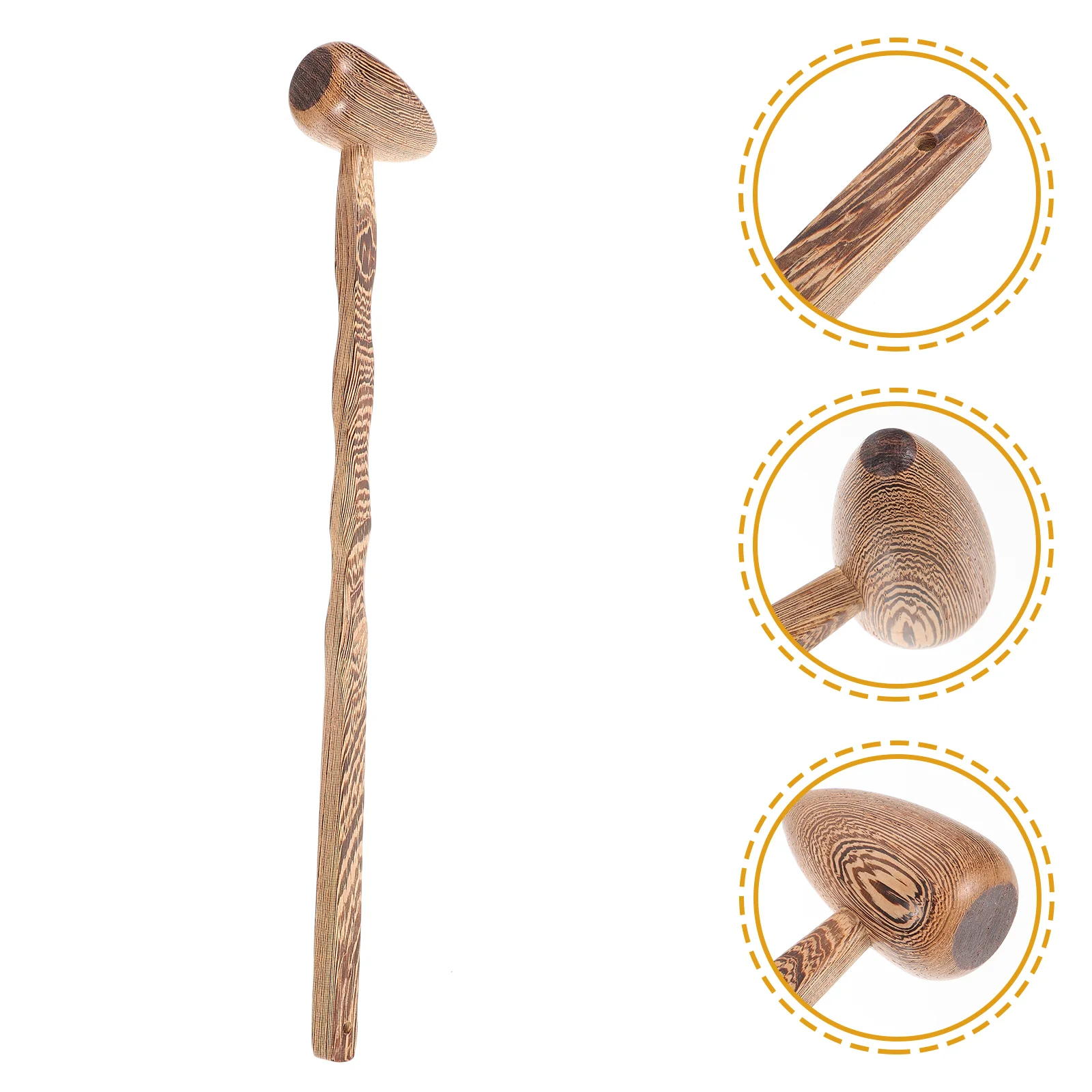 Wooden Massage Hammer Accupressure Trigger Points Tools for Back Knocking Hammers Stick Massager Shoulder