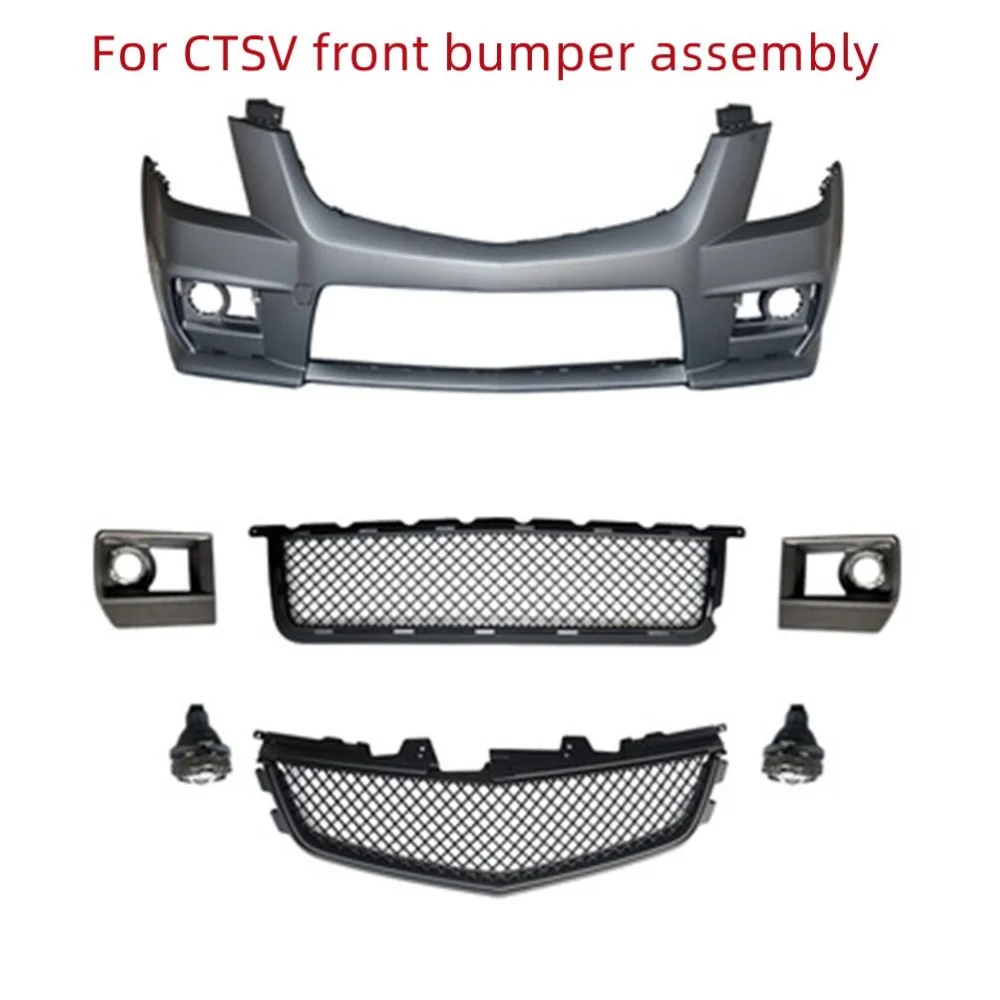 

Car body kit surround Front bumper assembly hood For Cadillac 2th CTS modified CTSV