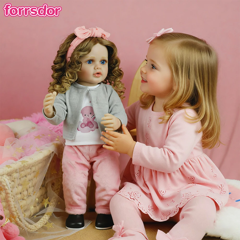 

55CM Realistic Reborn Toddler Dolls Betty Full Body Soft Silicone Vinyl Washable Body for Girls Princess Christmas Birthday Gift