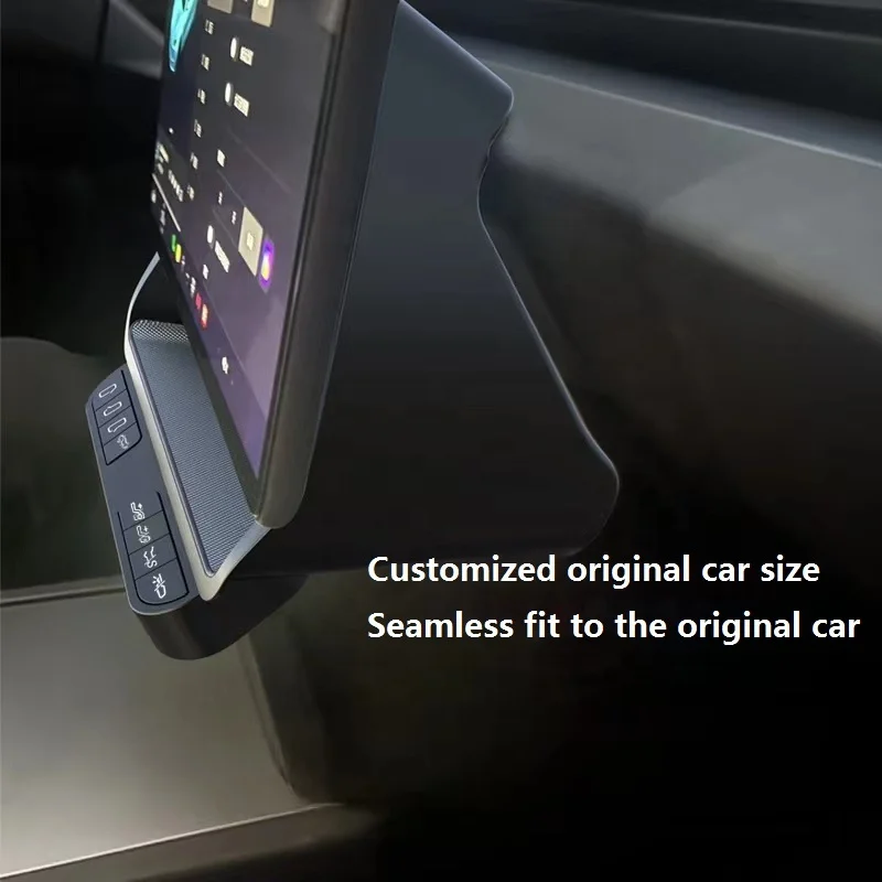 Ev Auto-Onderdelen Centrum Display Plank Smart Onder Het Scherm Intelligente Fysieke Knop Opbergdoos Voor Model 3/Y