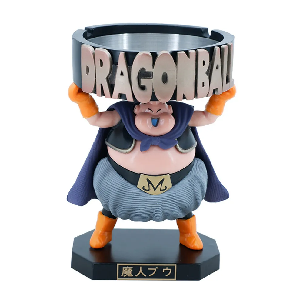 

Anime Dragon Ball Z Majin Buu Broli Ashtray PVC Action Figure Statue Toys Decoration Model Doll Christmas Gifts 13cm