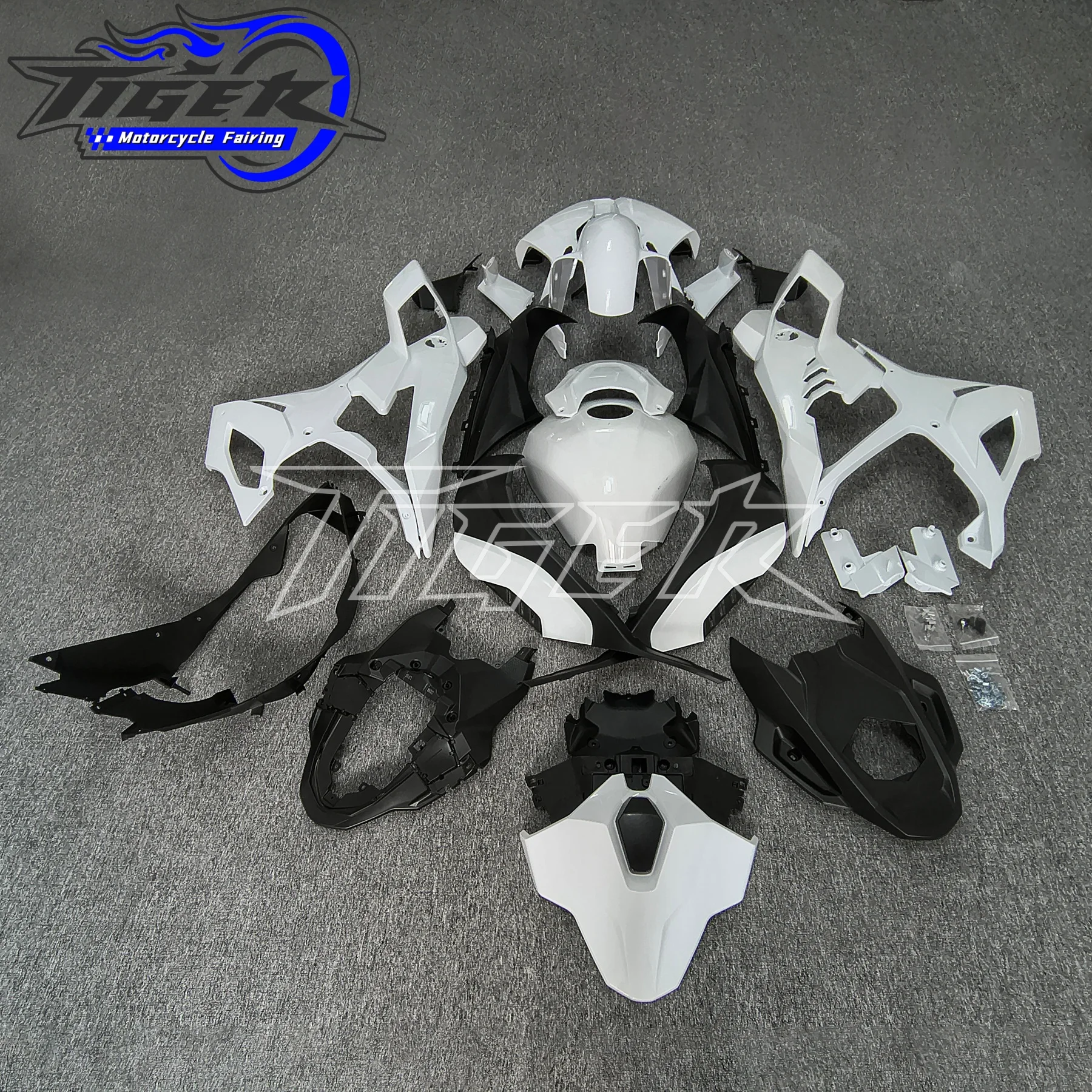 Protective Motorcycle Fairing Kit for BMW S1000RR 2023 2024 Full Cover Fairing S1000 RR 23 24 Painted Fluorescent Yellow Body