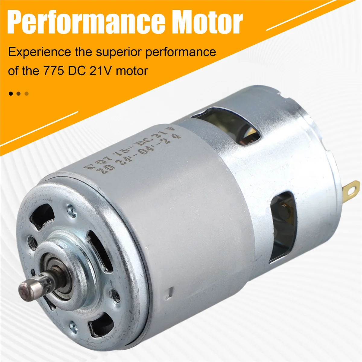 ABZV-775 DC 21V Малый щеточный двигатель Высокоскоростной бесшумный двигатель Мощный двигатель с двойным подшипником
