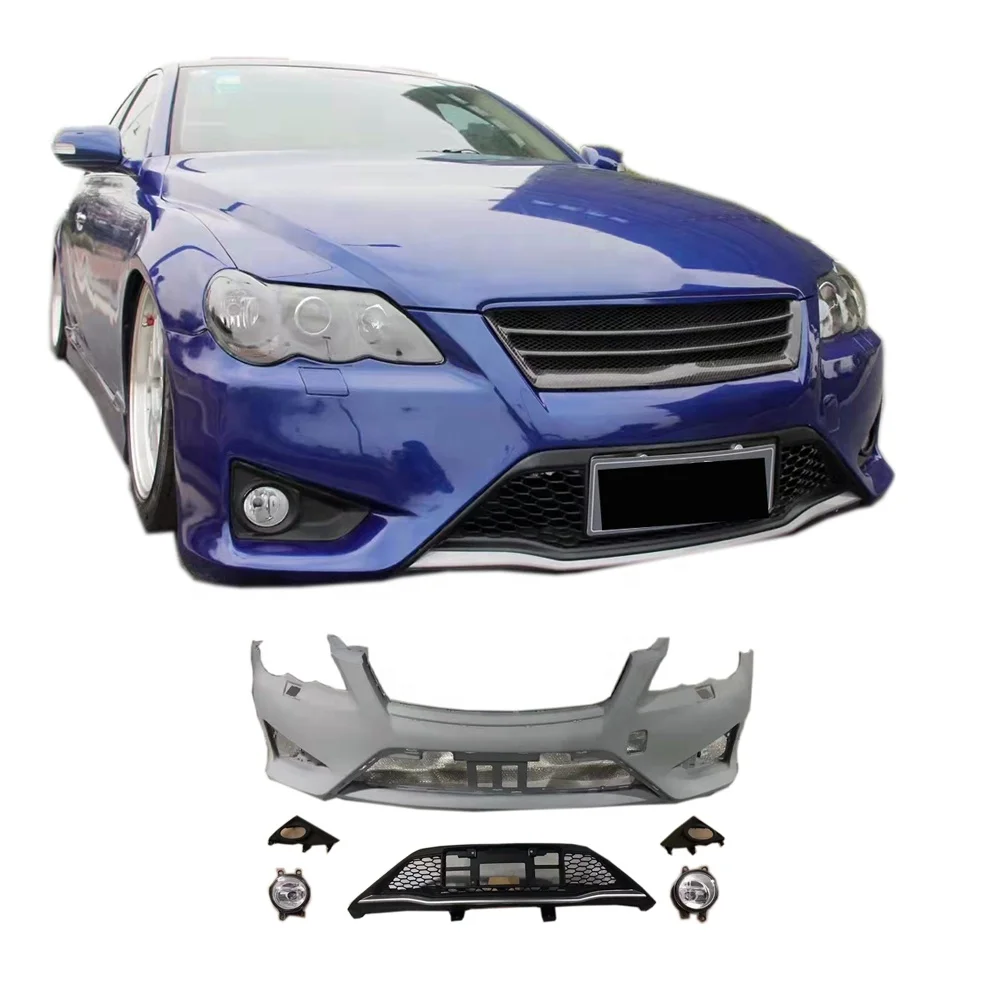 

car bumper for 2005-2009 Toyota mark x to 2014 style for 05-09 Toyota reiz front bumper old change new pp plastic