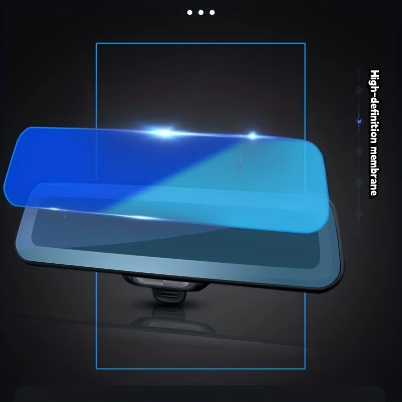 Anti-Glare Car Interior Mirror Film Rearview Mirror Anti Fog Film Auto Night Reversing Glare Protection Sticker Accessories view 4