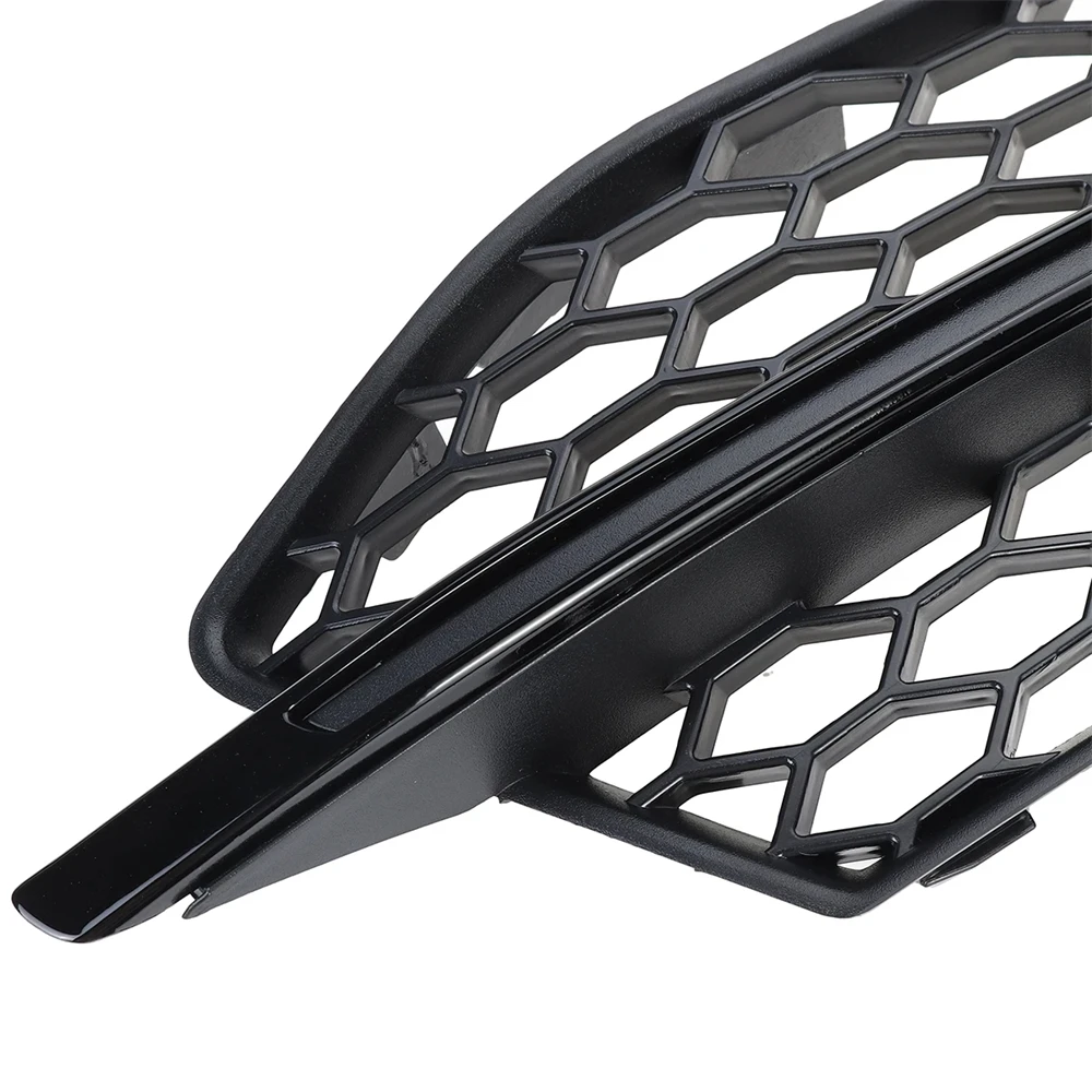 

​ 1Pair Car Front Bumper Fog Light Grille Cover For Audi A3 S-Line S3 2014 2015 2016 Honeycomb Mesh Fog Lamp Cover Racing Grill