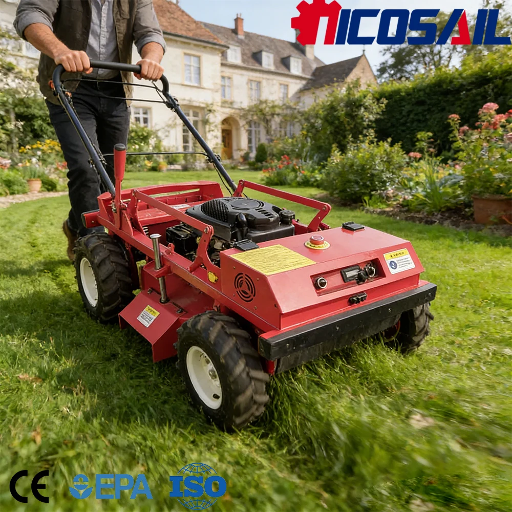 

Nicosail 600mm Remote Mower CE Certified Euro 5 High Efficiency Flexible Control for Garden Slope Park