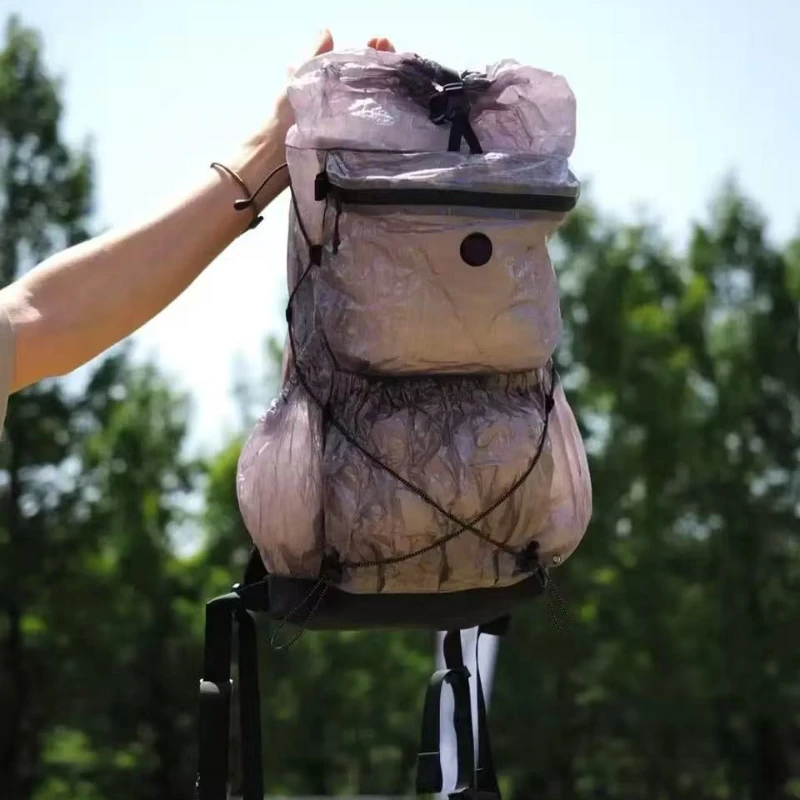 Ultralight Backpack with UHMWPE Composite Fabric (Dyneema DCF/DCH), Waterproof, Durable Pack for Hiking, Camping & Outdoor