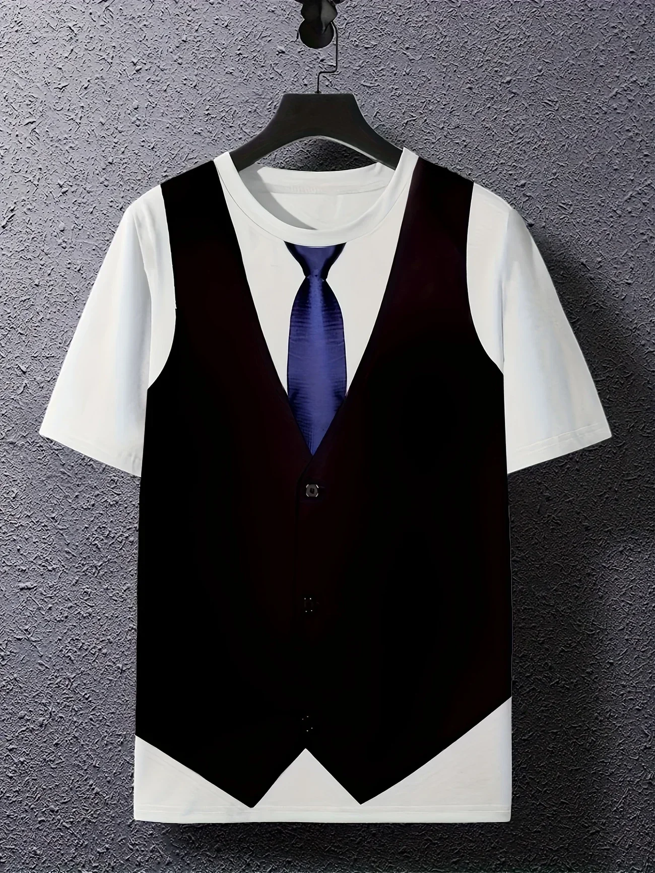 3D-Druck Freizeitanzug mit Kragen, Sportliches Schnelltrocknendes Atmungsaktives Herren-T-Shirt, Streetwear, Rollenspiel-Party, Eltern-Kind-Kurzarm-Oberteil – Detail 6