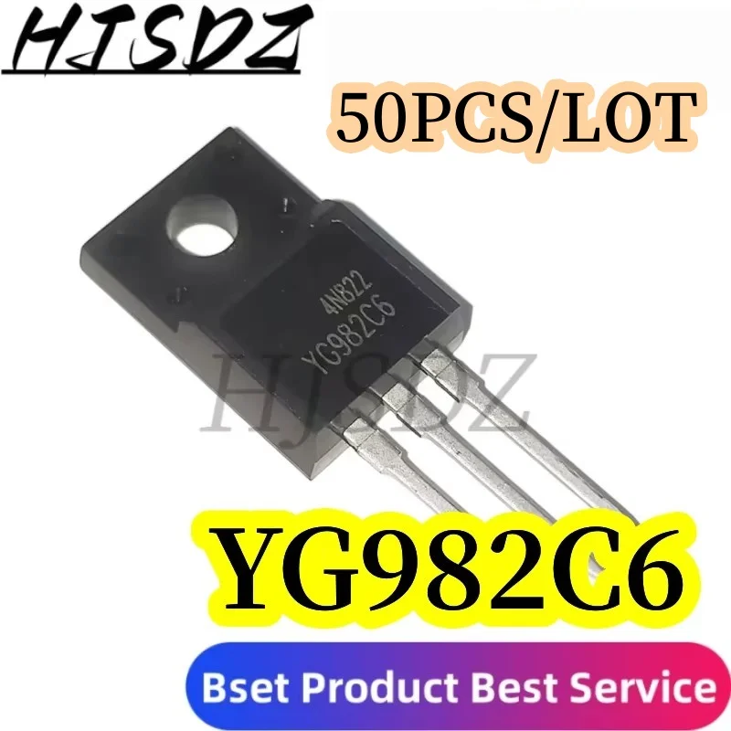 

【50 шт./лот】 YG982C6R/YG982C6 TO-220F Высокопроизводительный диод быстрого восстановления, интегральная схема IC