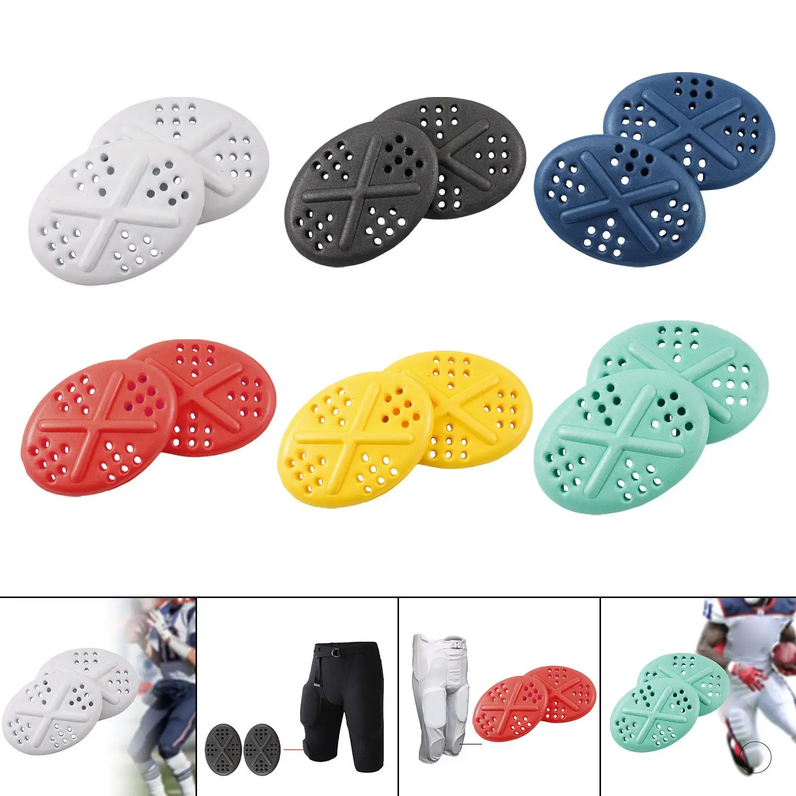 

2Pcs Mini Soccer Shin Guards Soccer Knee Pads Protective Soccer Equipment Gear Shin Protection Leg Protection for Kids Adults