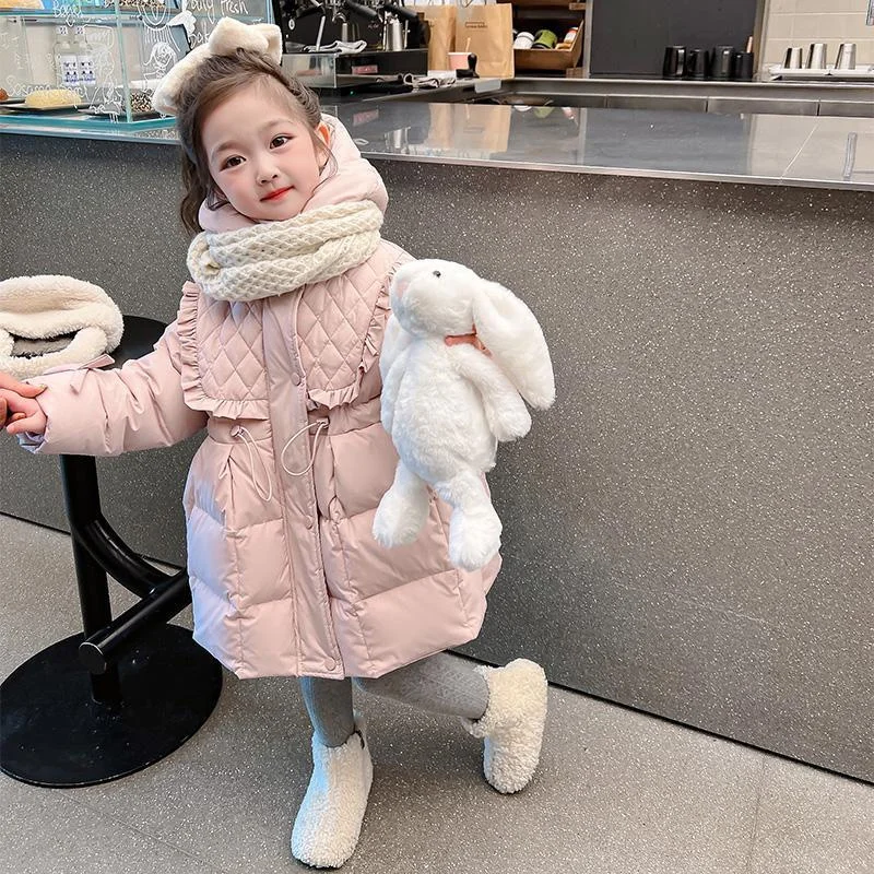 Girls Down Coat Overcoat Jacket Windbreak 2024 New Arrive Plus Thicken Winter Autumn Teenagers Warm Christmas Gift Children's Cl