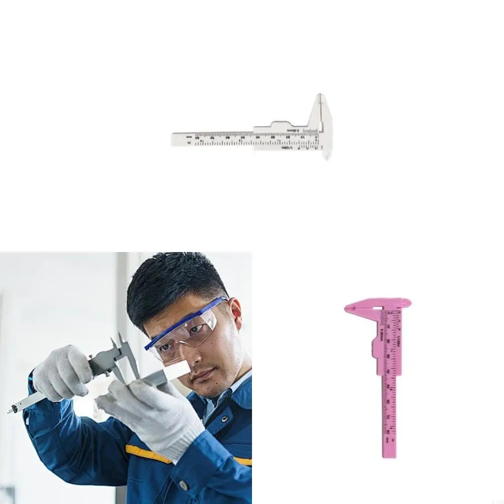 

F19B Shatterproof Verniers Calipers Featuring Metric Royal Units for Learning Use
