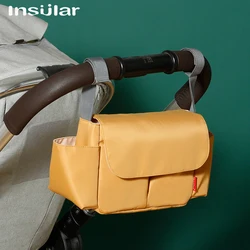 Universal Buggy Baby Pram Organizer Bottle Holder Multipurpose Baby Stroller Accessory Stroller Caddy Storage Diaper Nappy Bag