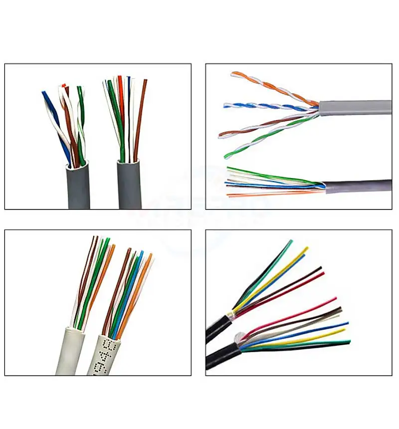 PB-E60    High-efficiency network cable twisted-pair wire separating and straightening machine