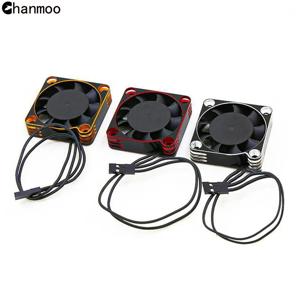 Chanmoo RC Car Heat Dissipation Cooling Fans 16000/28000RPM 30x30/40x40/50x50mm Alloy Cooling Fan for 540 550 Brushless Motor