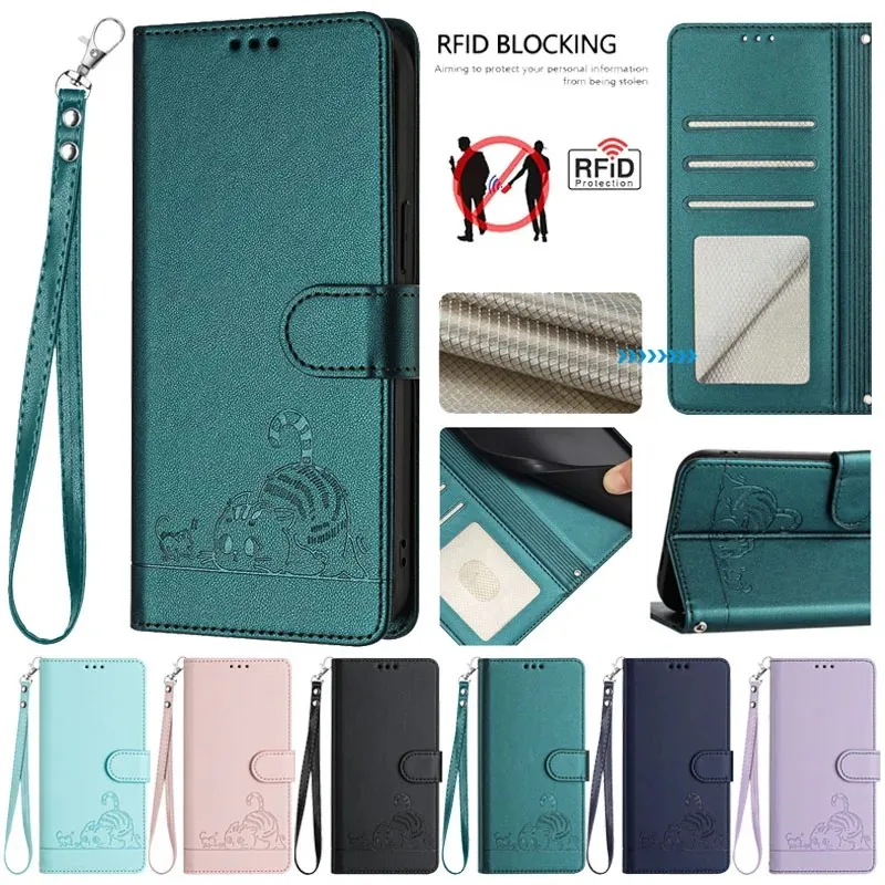 For Samsung Galaxy A37 Case Leather Flip Wallet Anti-theft Brush Case on for Etui Samsung Galaxy A37 A 37 SM-A376B Cover Fundas