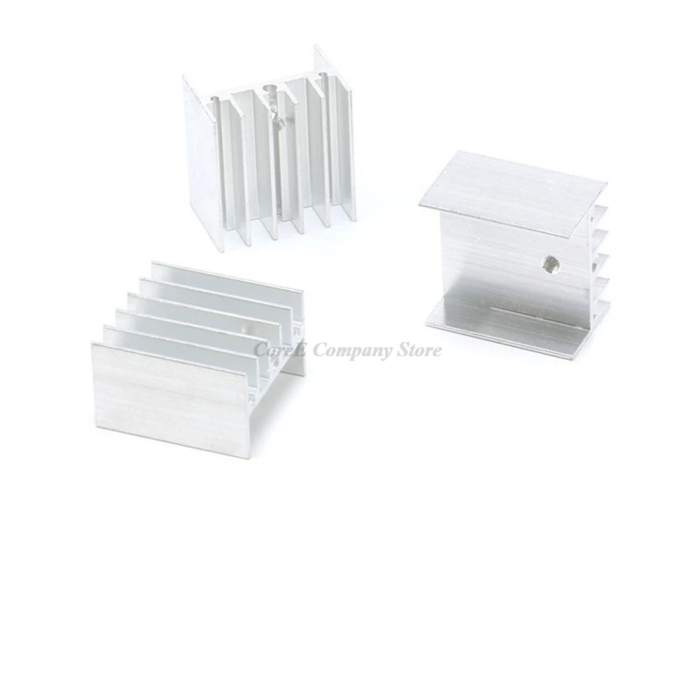 25*24*16mm Heatsink Radiator Cooler Cooling Fin Aluminum Heat Sink for PBC Chip IC Transistor Module PCB 25x24x16mmCoree