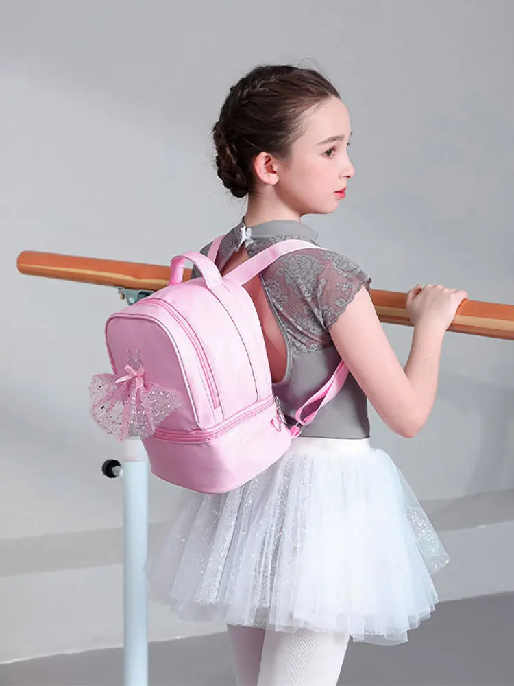 Fashion Large Capacity Handbag For Kids Princess Dancing Bags Girls Ballet Sports Yoga Gymnastic Dance Shoulder Bag