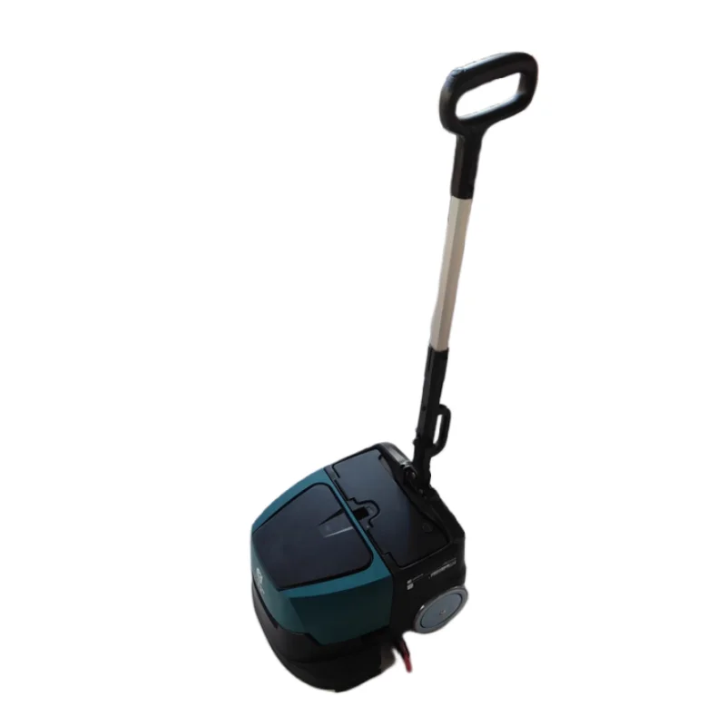 مكنسة أرضية كهربائية احترافية 24 فولت معدات تنظيف الغسيل المحمولة لتلميع حالة جديدة مكنسة المشي الخلفي