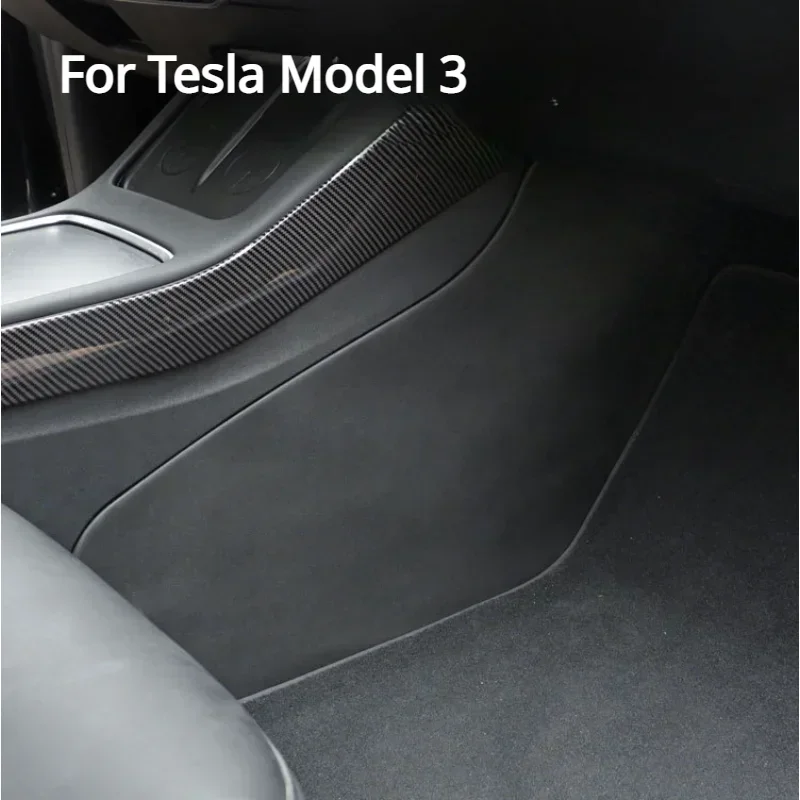 

Anti Kick Pad For Tesla Model 3 Y Central Control Side Defense Pads Protective Cover Anti-dirt Mat TPE Car Interior Accessories