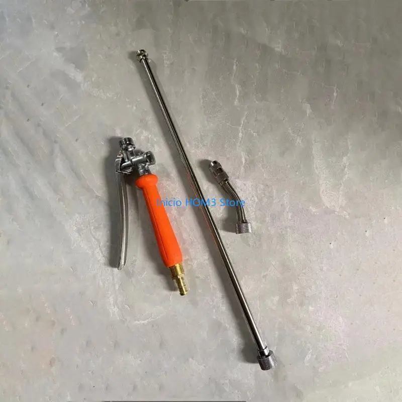 A5YD Professional Garden Water Guns Long Alloys Sprayer Wand With Lockable Handle And Antislip Grip Plant Watering