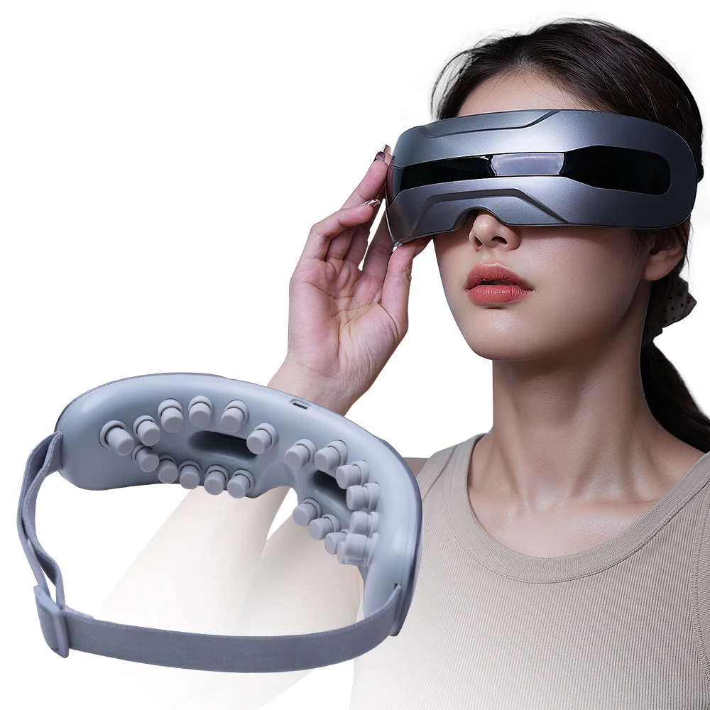 

New Health Care Products Smart Vibration Electric Portable Wireless Visible Mask Eye Massager Equipment Apparatus Device