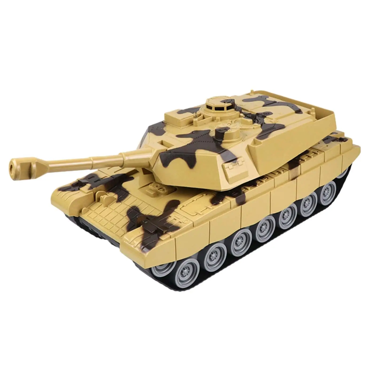 Inertia Tank Toy Simulation Tanks Toy Realistic Educational Home Decoration Tank Vehicle Rotatable Turret for Imagination