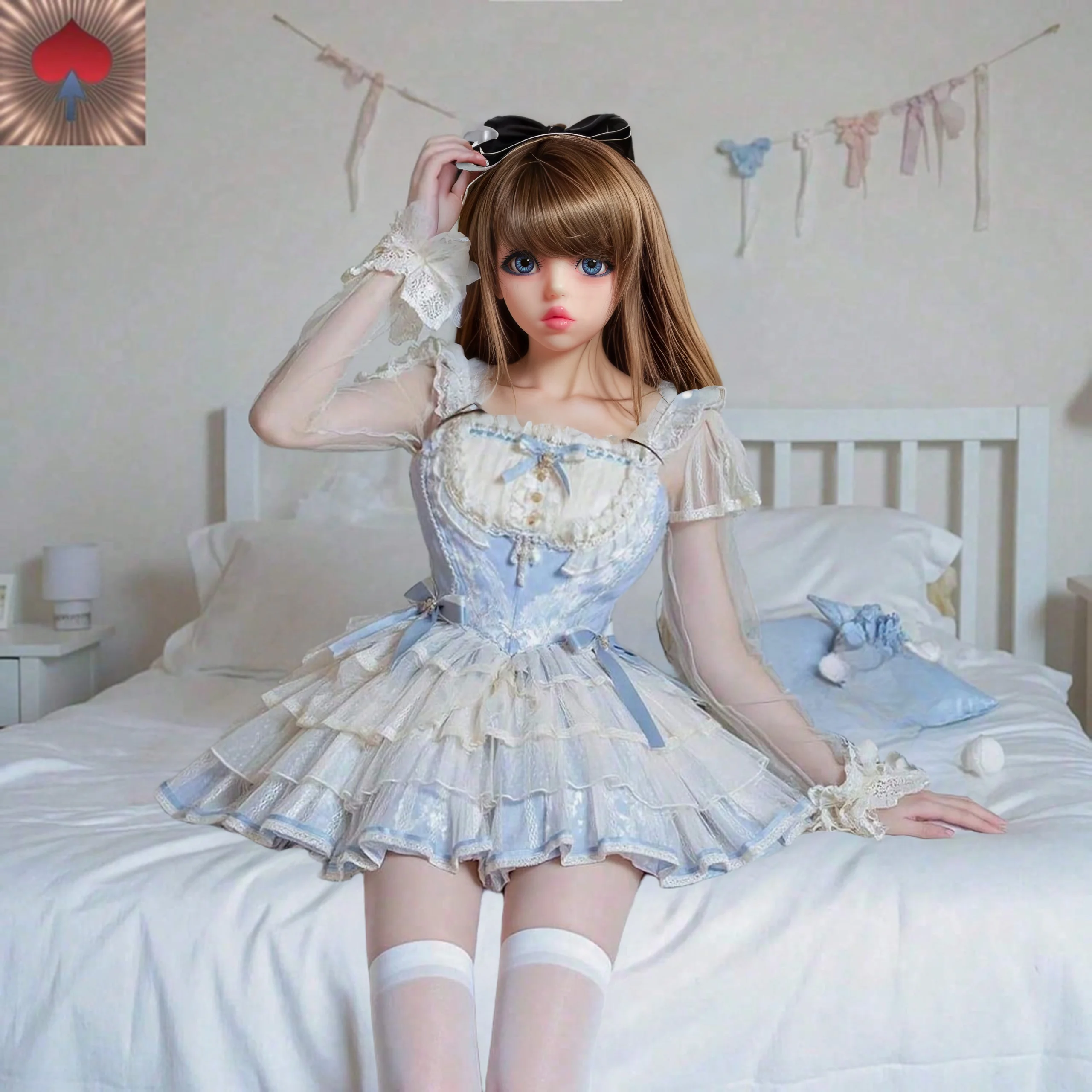 31.5in/80cm anime doll,perfect girlfriend, detachable head with wig,adjustable body made of TPE material,soft(without clothes)