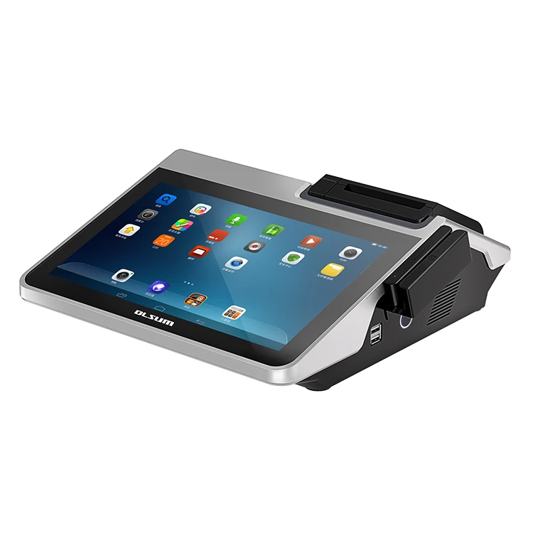 Factory Direct Sales Mini Pos Terminal with Scanner, 80 Printer, Wifi, Bluetooth for Small Space Shop