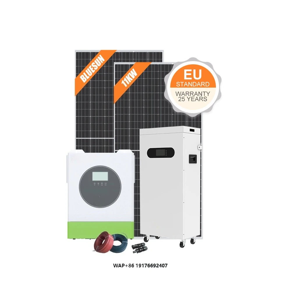 Bluesun Complete 10KW Off Grid Solar Power Kit with 48V Lithium Battery Bank All in One 10KW Solar Solution