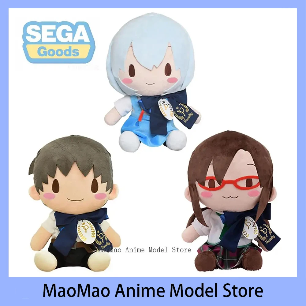 

В наличии SEGA Preciality Ayanami Rei Ikari Shinji Плюшевая кукла (Neon Genesis Evangelion) Аниме Модель Оригинальная мультяшная кукла 27 см