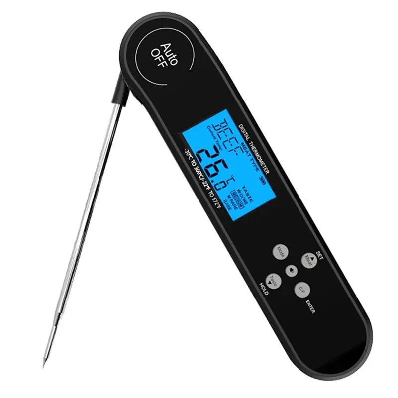 ABRU-Meat Thermometer Digital Instant Read Food Thermometer Grilling, BBQ, Air Fryer, Smoker