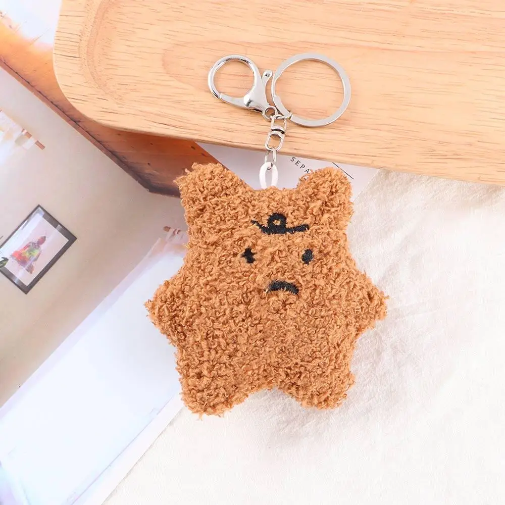 Geschenken Speelgoedpop Meisje Decoratie Sleutelhanger Hanger Ins Beer Pluche pop Frustrated Bear Pluche sleutelhanger Pluche sleutelhanger Autosleutelhanger