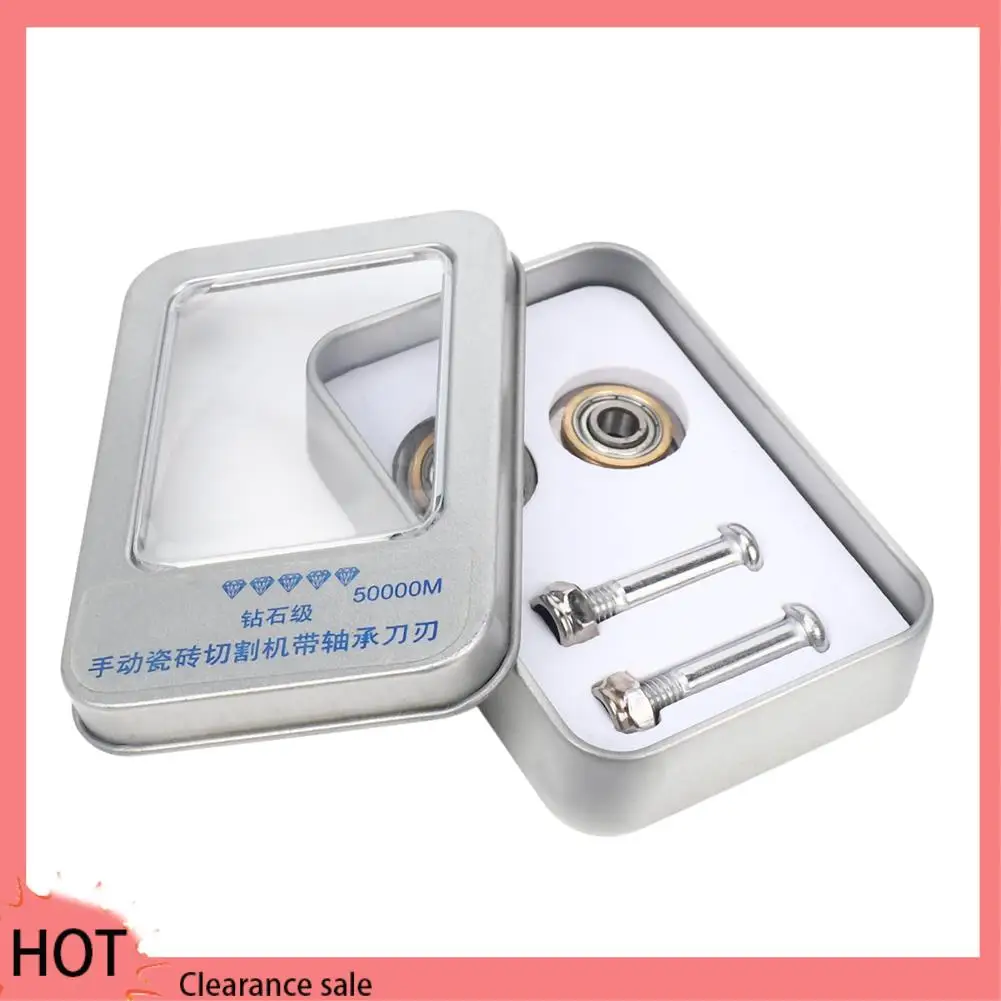 A88Z 4 Pcs Tile Wheel Cutter Tile Cutter Replacement Scoring Wheel With Bolt And Lock Nut For Manual Tile Cutting Machine