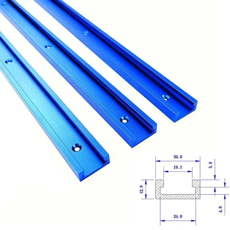 Алюминиевый желоб с Т-образной направляющей, 100–1200 мм, деревообработка 19 #   Т-образный паза, приспособление для резки под углом, упор для ремней для фрезерного стола, инструменты «сделай сам»