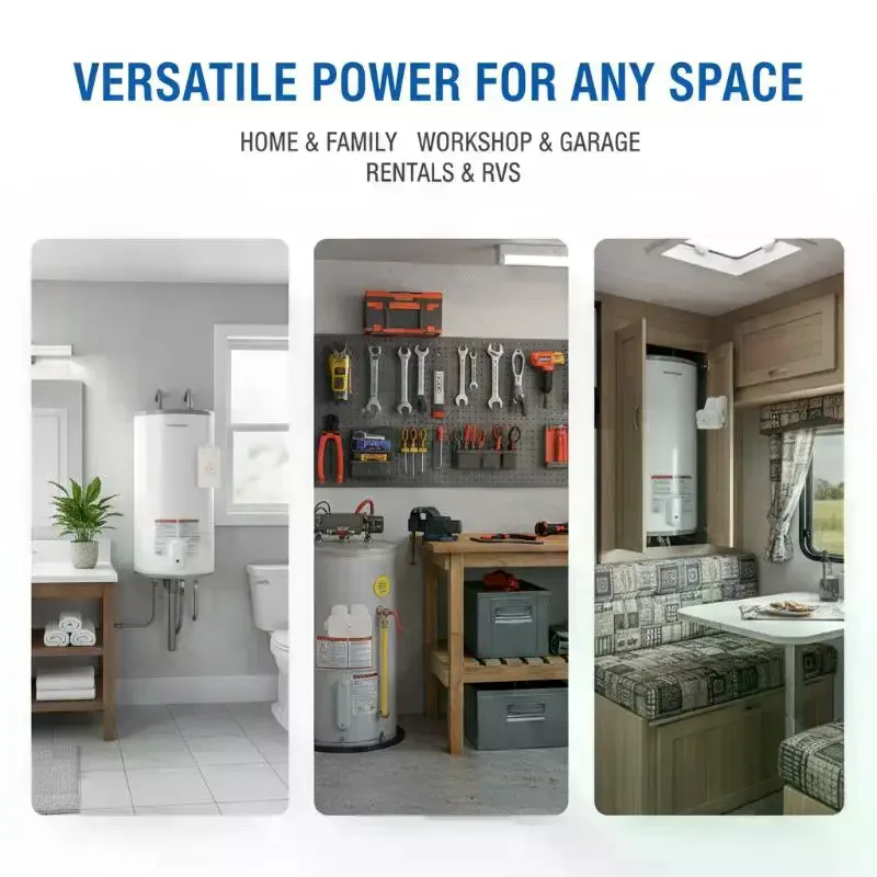 Gas Boiler Water Heater Battery Case Dual Compartment Easy Maintenance Durable Box For Household Efficiency