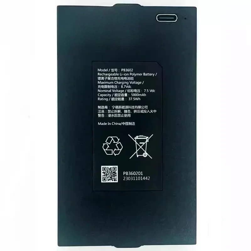 5000mAh BL3602 BL3601 PB3601 PB3602 for Fluorite Smart Door Lock Battery DL30V High-Capacity Replacement Battery