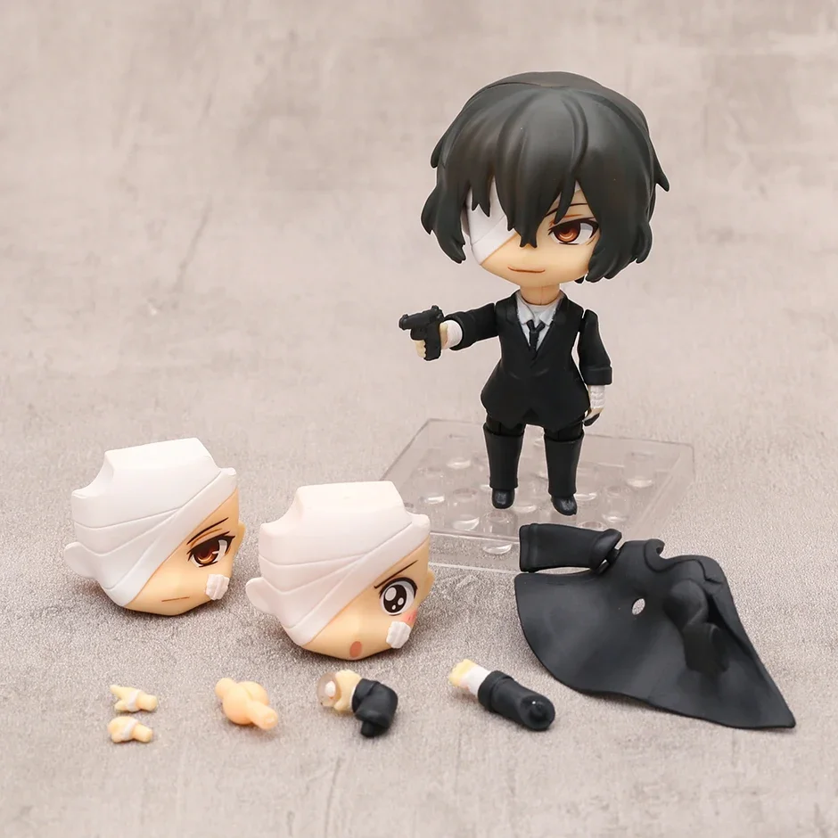 Osamu Dazai Dark Era Ver. 1748 Action Figure Display Model Q Version Desktop Doll Decor Gift