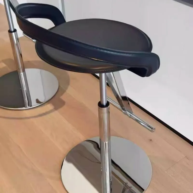 Silla De Bar cómoda De Metal, cocina, ligera, plegable, giratoria, isla, club nocturno, muebles De Barra De Cocina