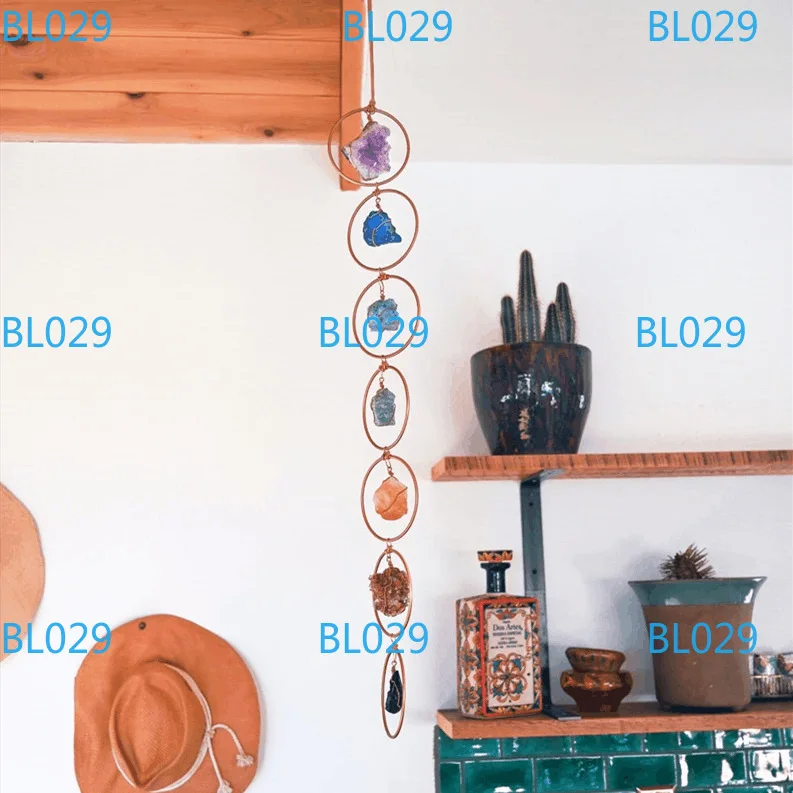 

RawCrystaGemstoneWallDecor оригинальное хрустальное украшение на стену, настенное украшение в минималистском минималистском стиле