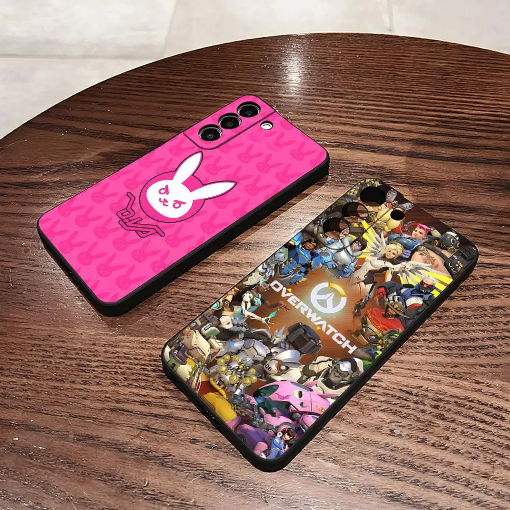Funda de teléfono Game Overwatch para Samsung S24 Ultra S22 S23 S25 S20 Fe S21 Plus A54 A34 A16 A53 contraportada