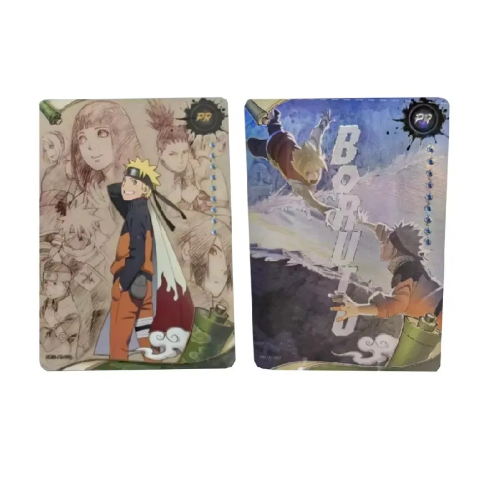 In Stock KAYOU Naruto Trading Cards PR001 PR002 Exquisite Rare Single Cards Naruto Sasuke Boruto Tsunade Toy Anime Gift