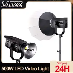 LATZZ 500W Live Fill light LED Light 220V Professional Studio Video Light For Outdoor Shooting Live Short Video