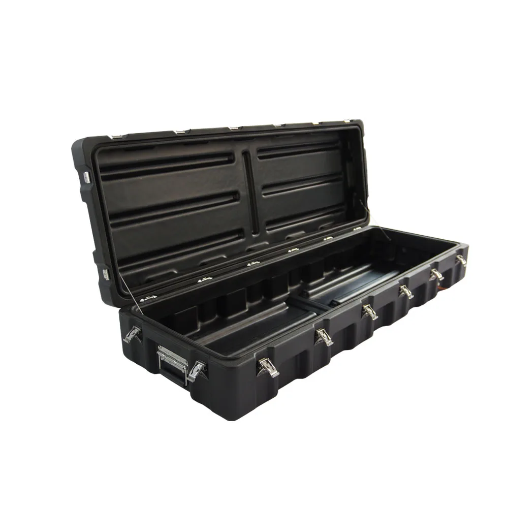 Shock Resistant case Tactical Equipment Waterproof Hard Trunk Protective Storage Bin Heavy Duty Camping Outdoor Utility Chest
