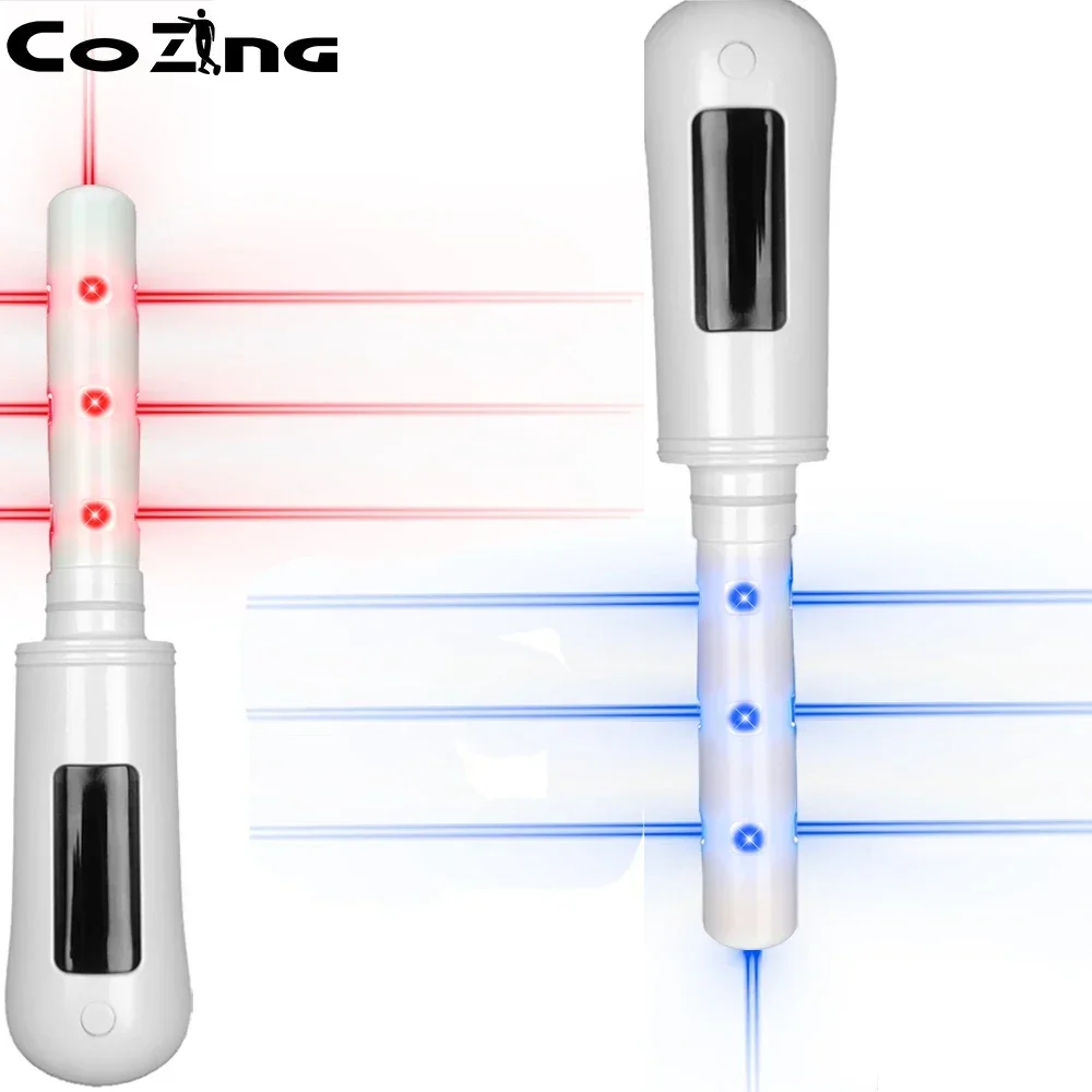 أحمر أزرق LED العلاج بالضوء التهاب المهبل أمراض النساء العلاج الرعاية الصحية العلاج بالليزر المهبلي الحميم جهاز شد المهبل