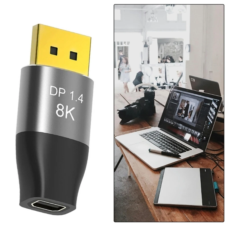 Minidp động để bộ điều hợp DisplayPort 8K@60Hz 4K@144Hz đầu nối để đi du lịch và gặp K1KF