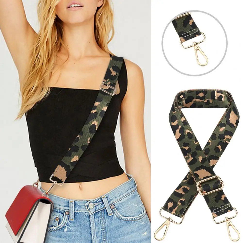 Crossbody Tas Riem Praktische Luipaard Print Handtas Riem Draagbare Handtas